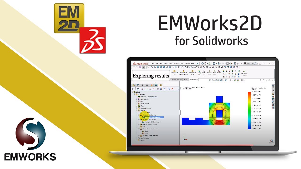 Electromagnetic Simulation of Linear Switched Reluctance Motor inside SOLIDWORKS