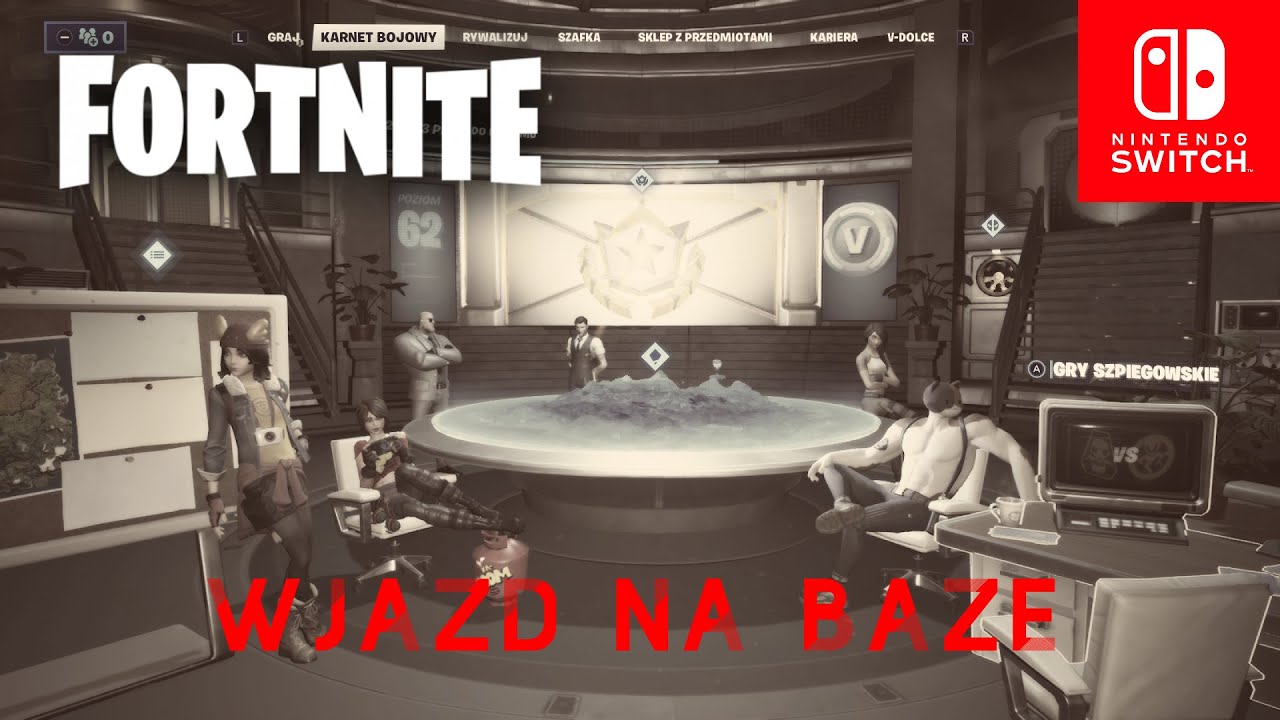 Fortnite Nintendo Switch Wjazd na Baze