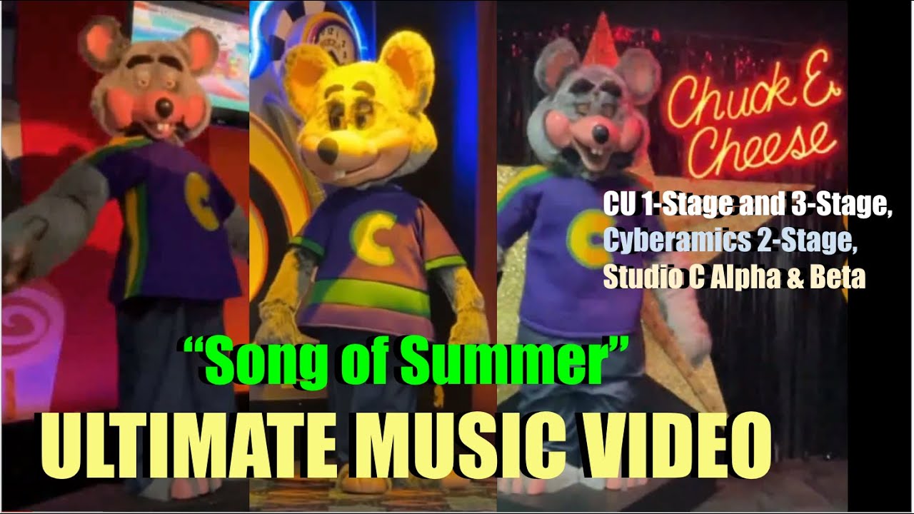 Chuck E Cheese Animatronics ULTIMATE Music Video Compilation Song of Summer #animatronics #summer