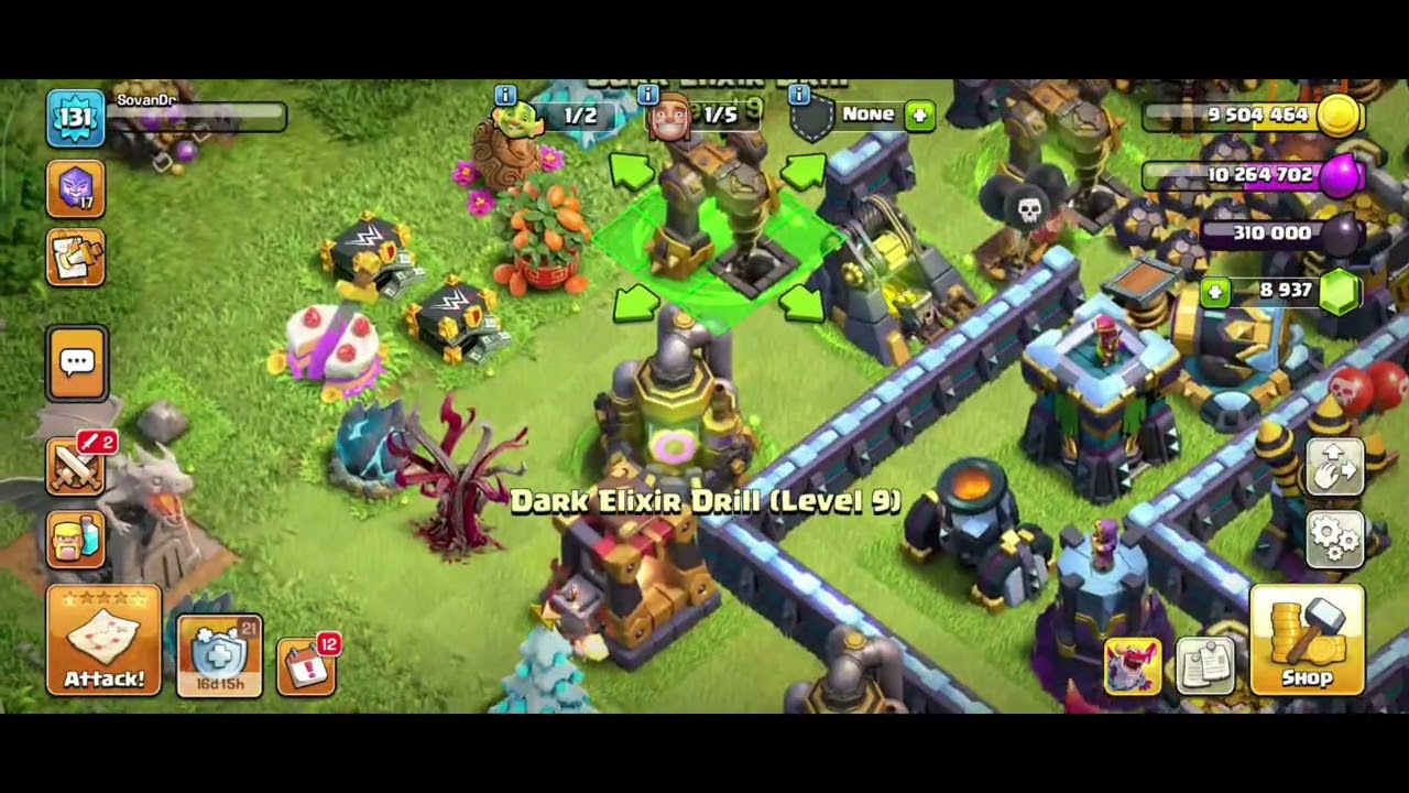 Clan war attack in clash of clans gameplay #sovandr #supercell #coc 