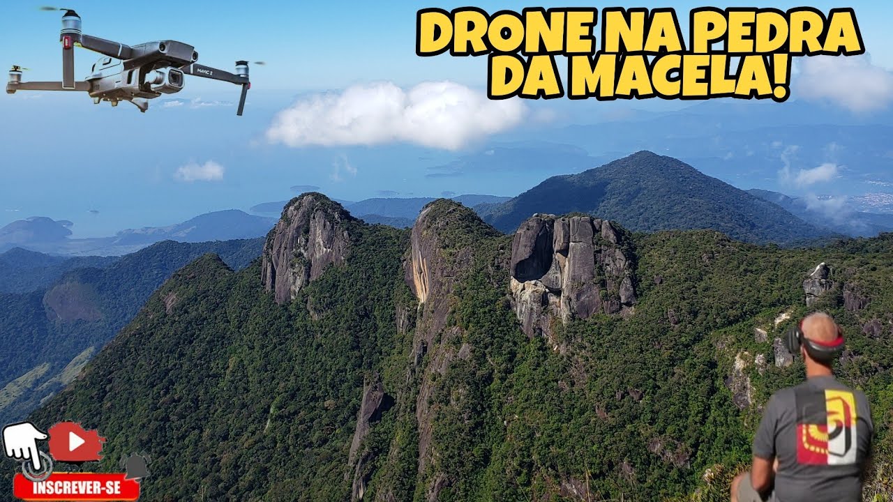 DRONE na PEDRA DA MACELA!