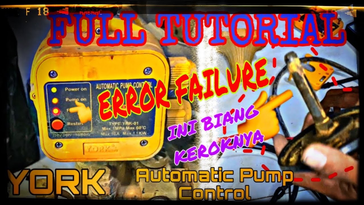 Wow! Tutorial Service / Perbaikan APC error Failure || YORK Automatic Pump Control