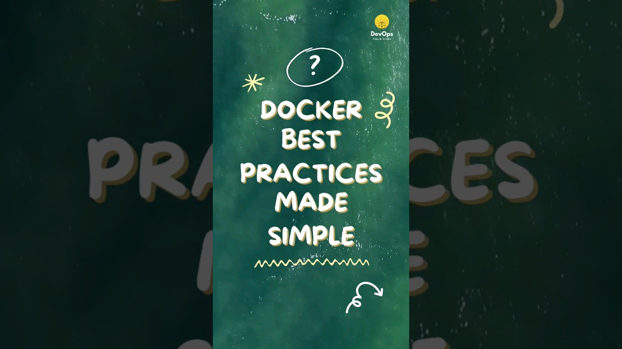 Docker Best Practices Made Simple #shorts #docker
