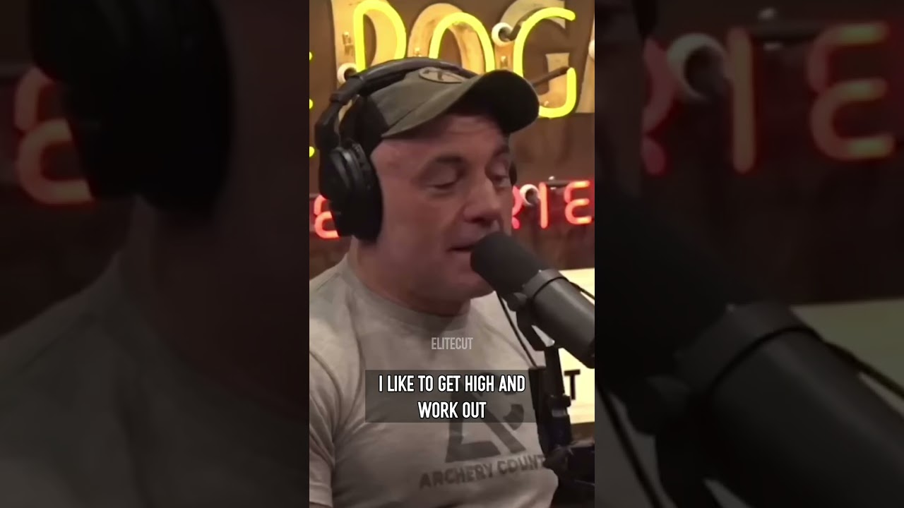Joe Rogan - Working out high👀🔪#joerogan #jre #shorts
