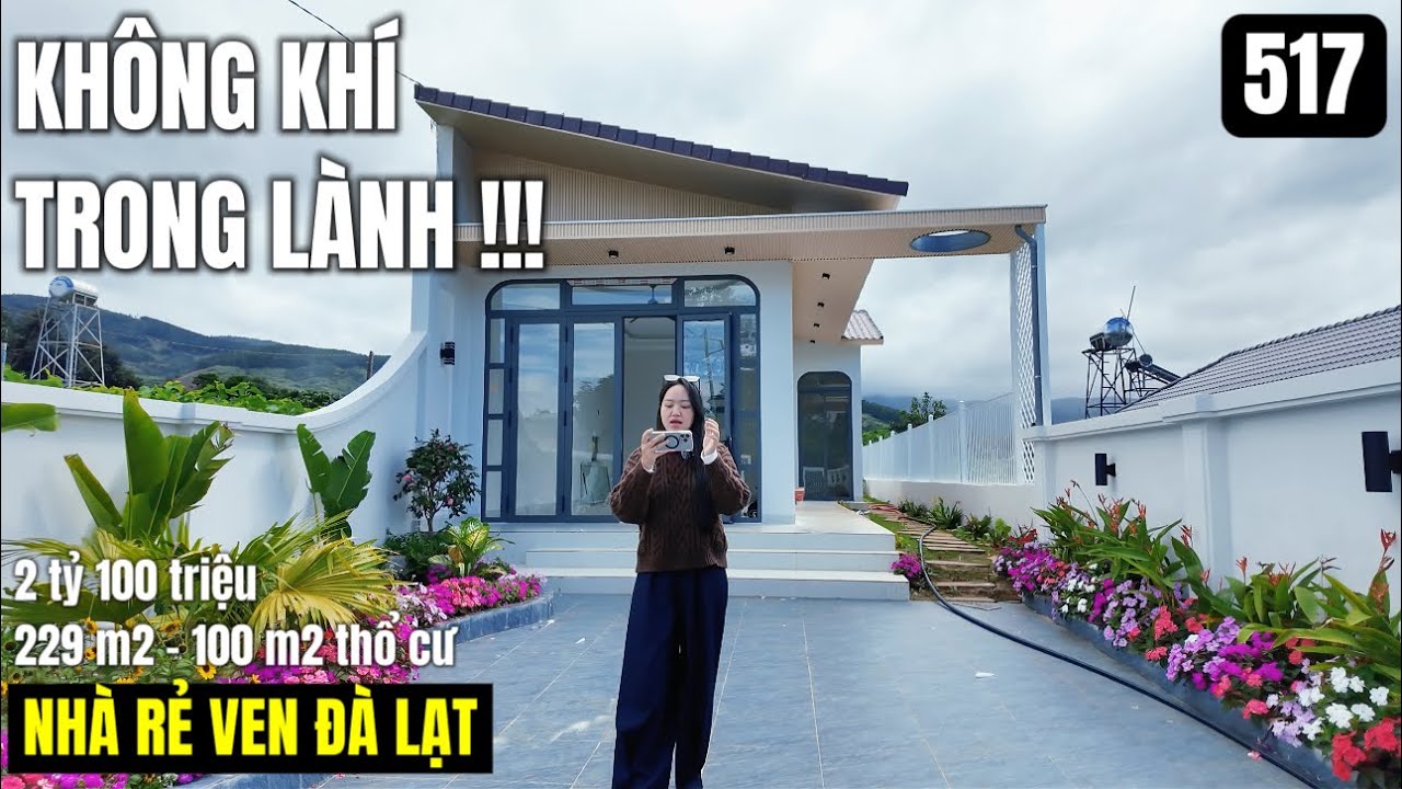 (ĐÃ BÁN)Nhà ven Đà Lạt 2 tỷ 100 tr 229m2nơi đây có không khí trong lành sự bình yên