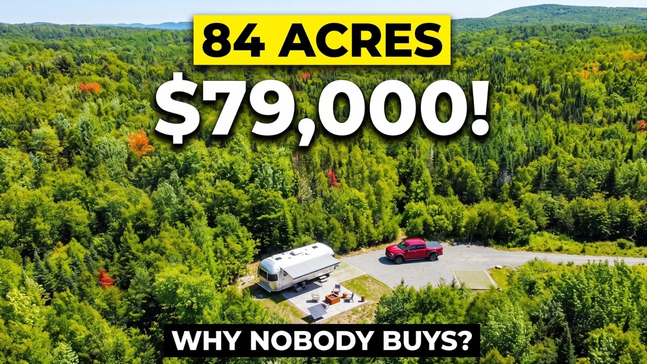 Why NO ONE Is Buying This 84-Acre Maine Wilderness for $79,900 (Full Reality Check)!