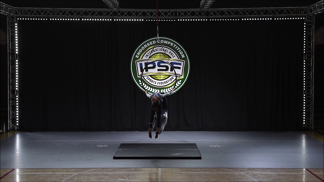 Mistrzostwa Polski AerialHoop IPSF2019-JULIA PALCZEWSKA&NADIA PIECZARA-II miejsce Elite DoublesYouth