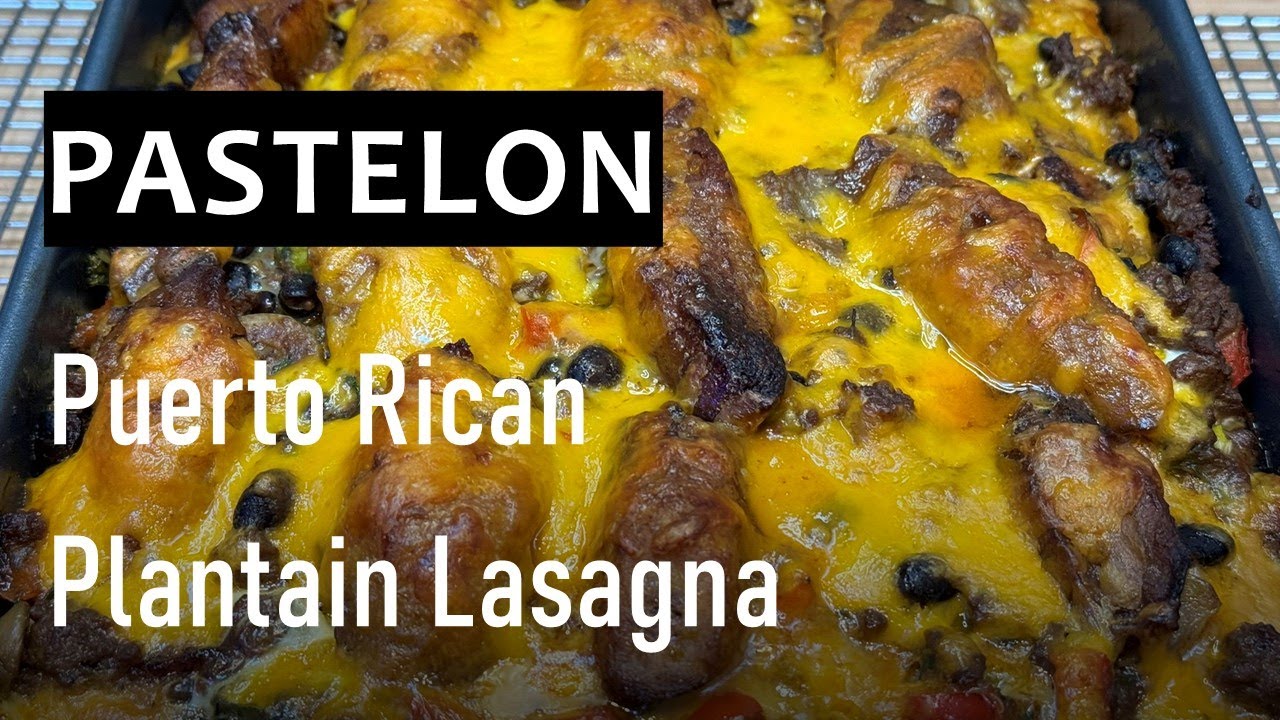 Easy, Healthy Pastelon!  The Best Puerto Rican Plantain Lasagna #best #easy #healthy