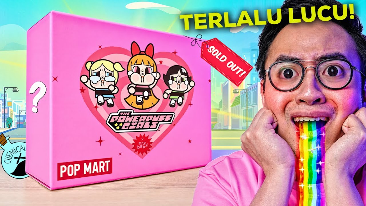 INI DIA BLINDBOX VIRAL & LAKU BANGET DI 2024! THE POWERPUFF GIRLS X CRYBABY POP MART! 🔥