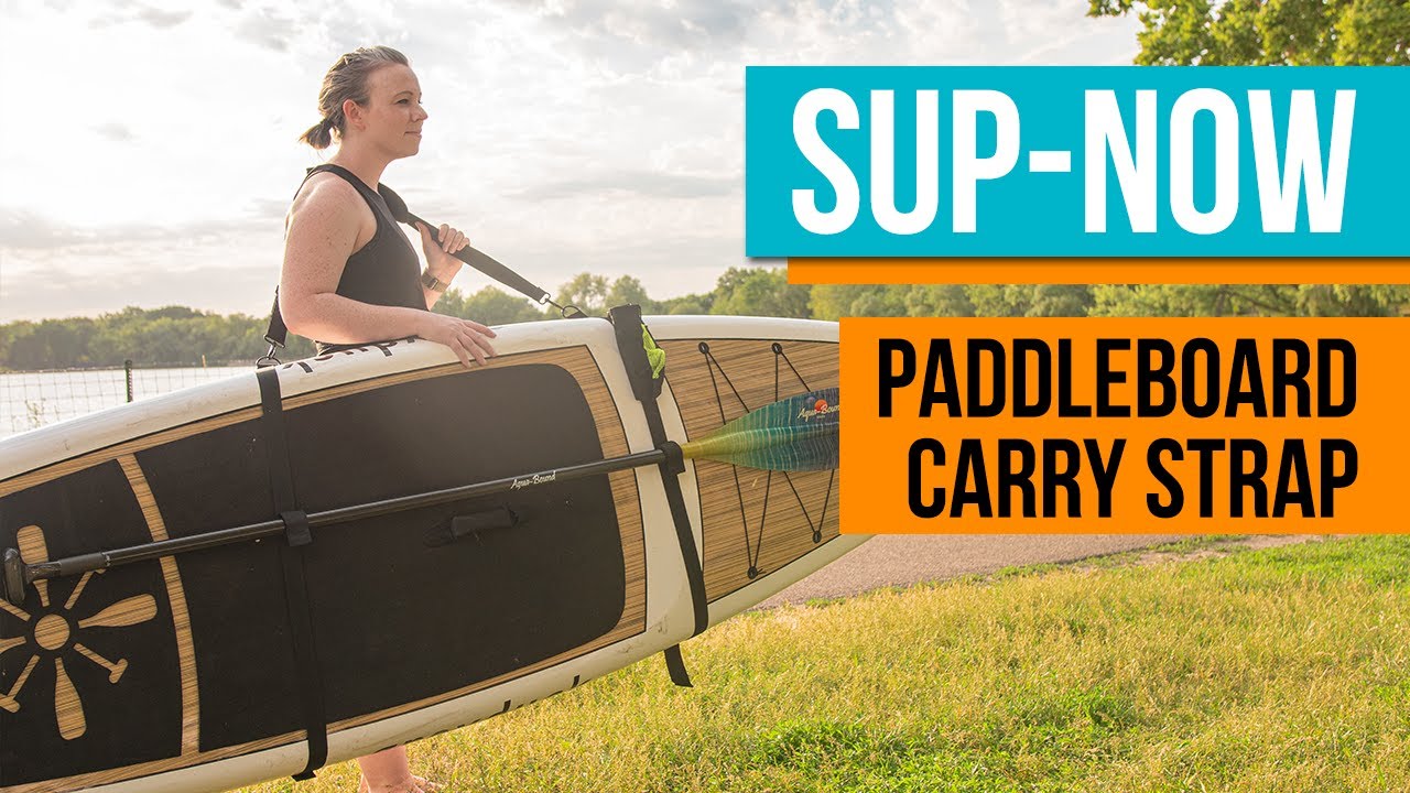 SUP-Now: How to to carry your paddleboard using the the SUP-Now Paddleboard Carry Strap