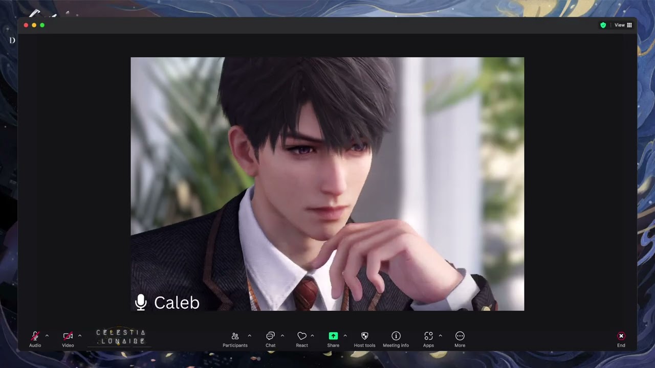 [ASMR PEN CLICKING] Study with Caleb! ✍️ | No Peeking, Focus Mode | Zoom ver | Love and Deepspace