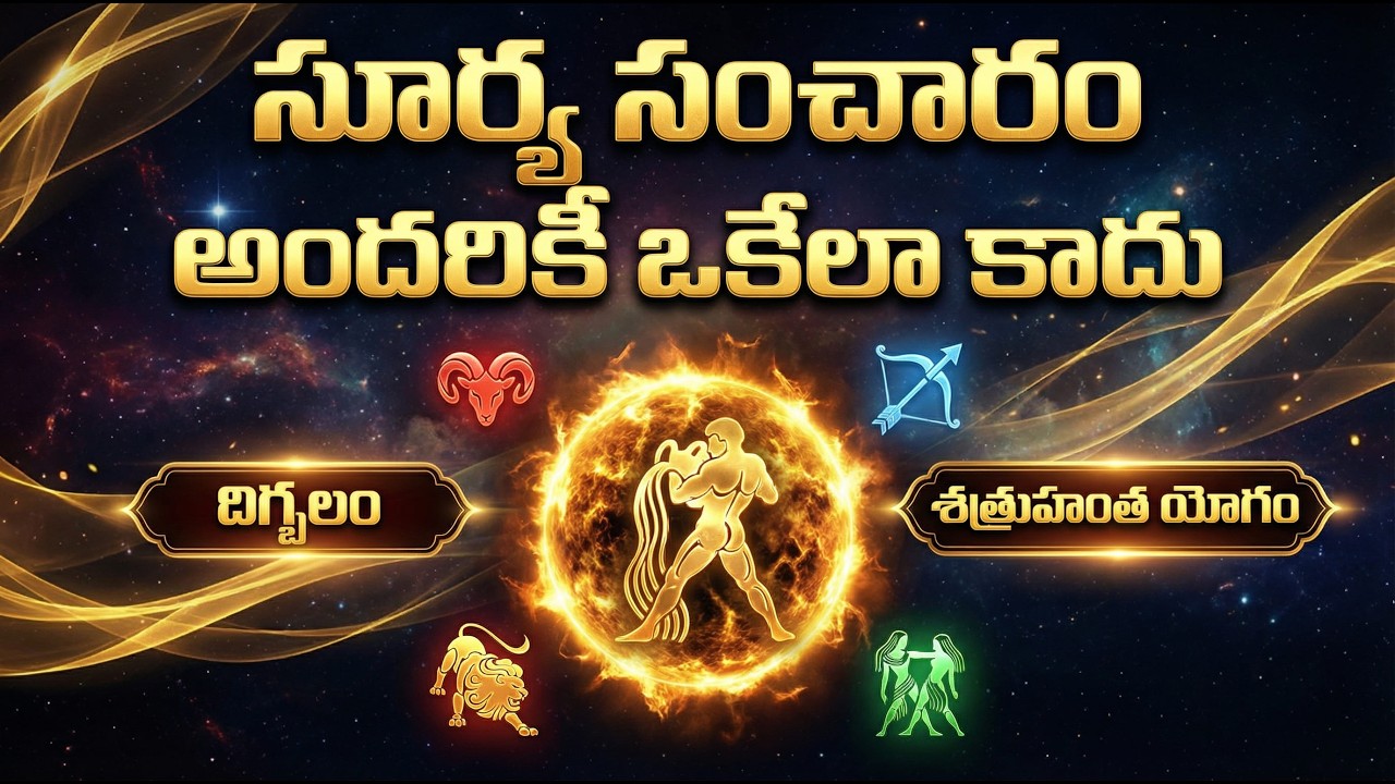 ఈ రాశి వారికి కుంభ రాశిలో సూర్య సంచారం దిగ్బలం శత్రుహంత యోగాల ప్రభావం ప్రమాదకరం!