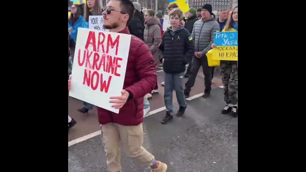 Ukrainian protest in Dublin 