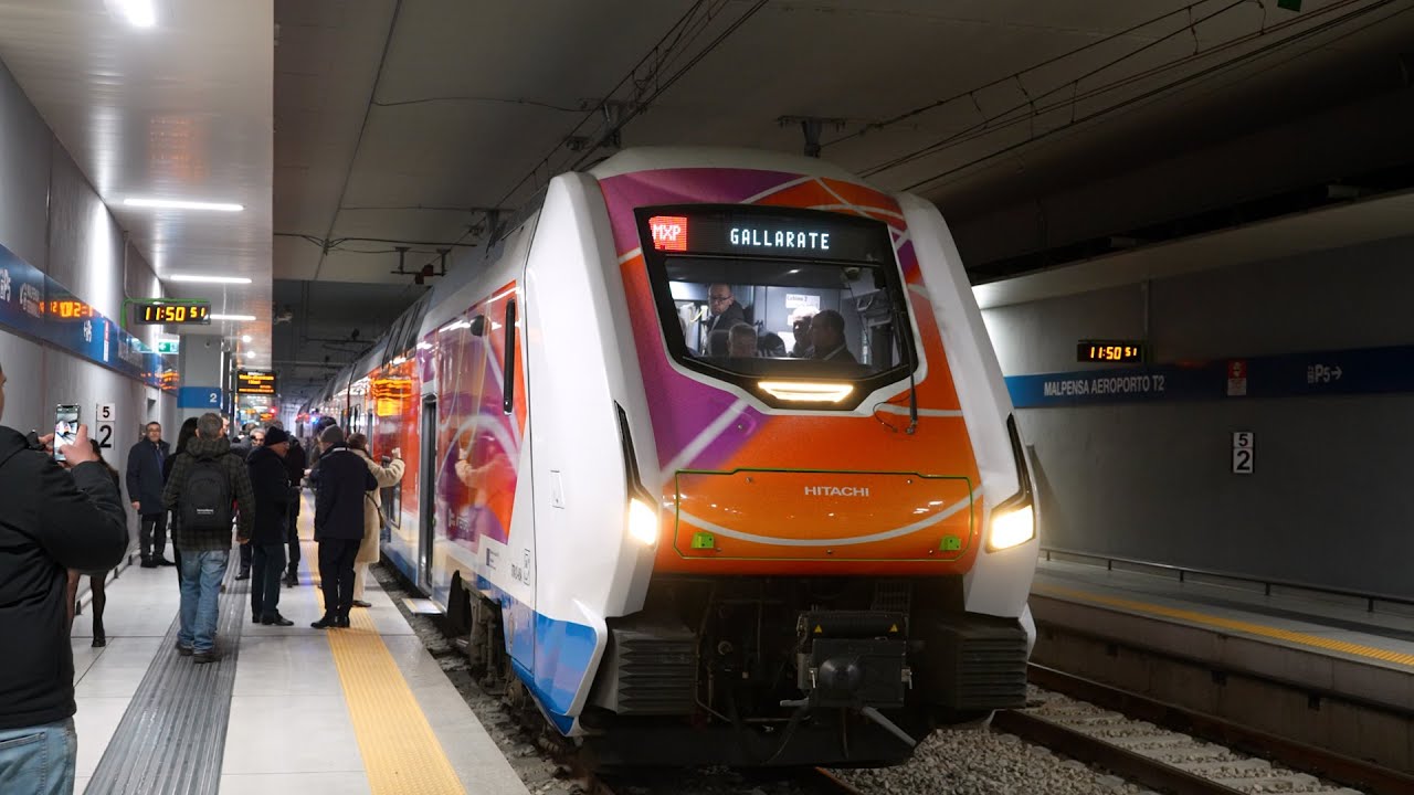 Gallarate - Malpensa in 8 minuti: inaugurata la nuova linea ferroviaria