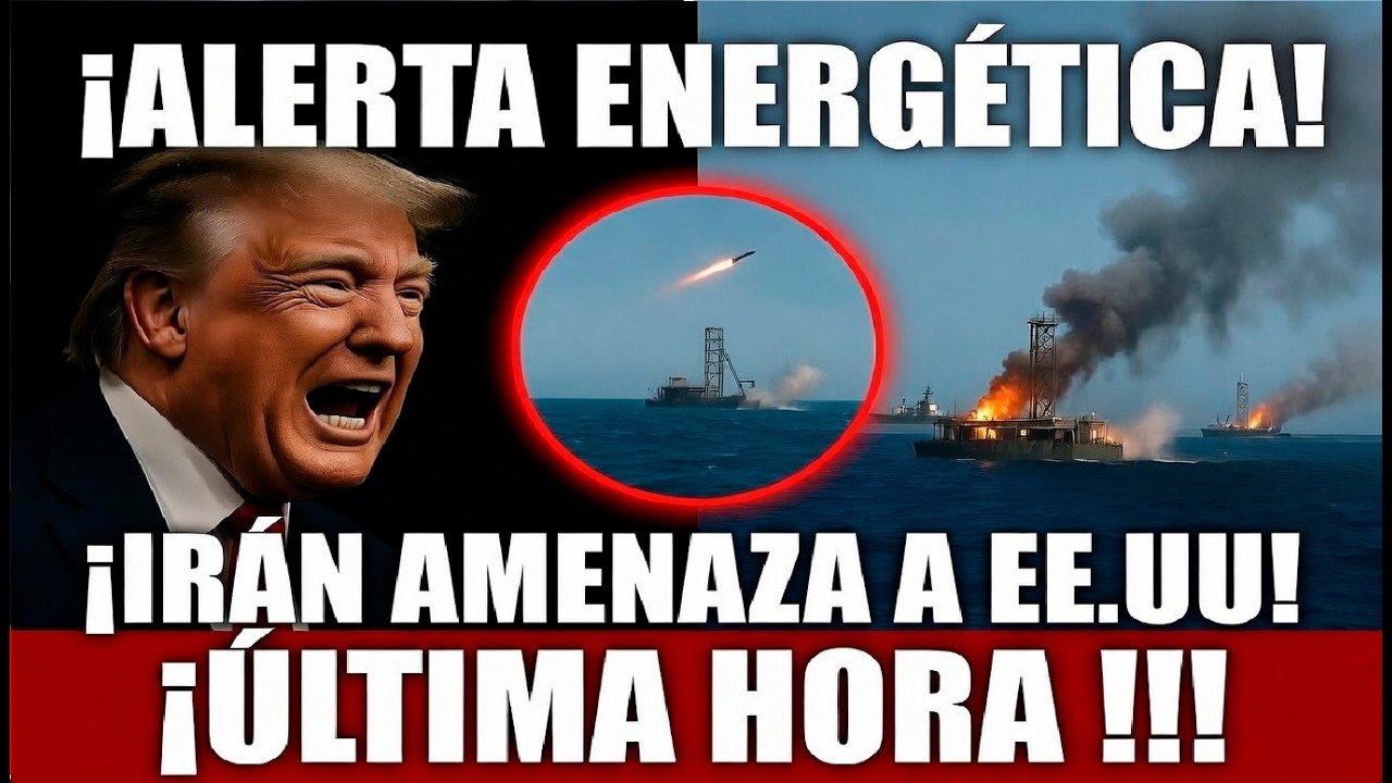 🚨EN DIRECTO! 🚨ALERTA ENERGÉTICA! IRÁN AMENAZA CON INCENDIAR INSTALACIONES DE PETRÓLEO LIGADAS A EEUU
