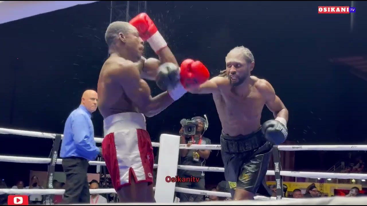 BOXING NIGHT: Craig Richards Vs Dan Azeez - UK Meet In Ghana 🇬🇧🇬🇭 What A Knockout ! 😳🥊