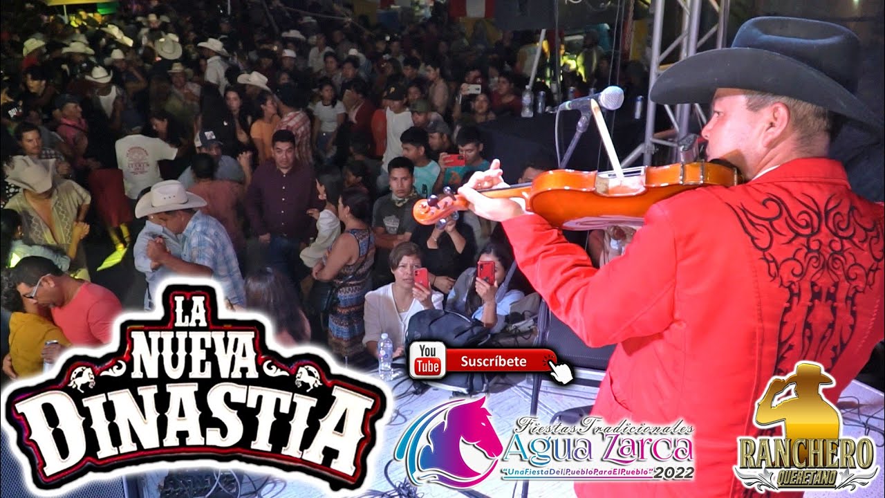 La Nueva Dinastia cantando sus exitos  con la raza de Agua Zarca Qro