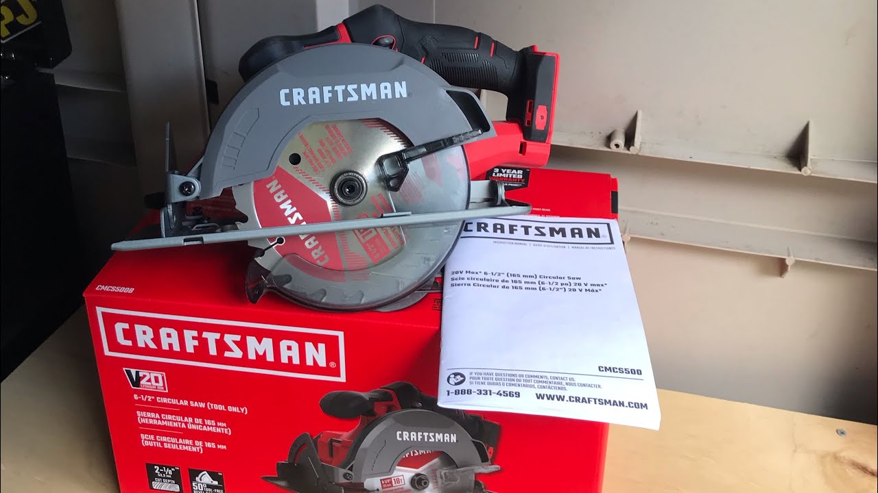 Craftsman V20 6-1/2 in. Circular Saw Unboxing/ Review