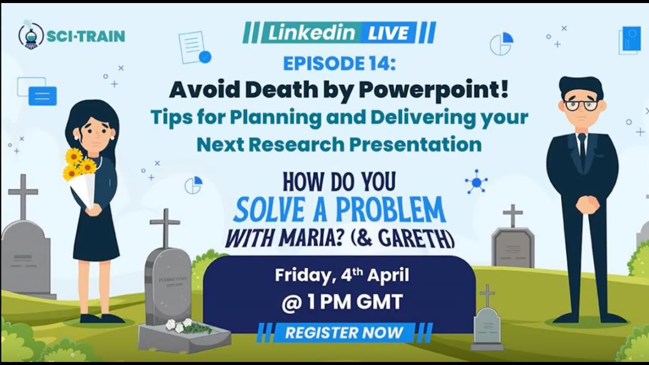 Avoid Death by Powerpoint  Solving Problems with Maria  & Gareth