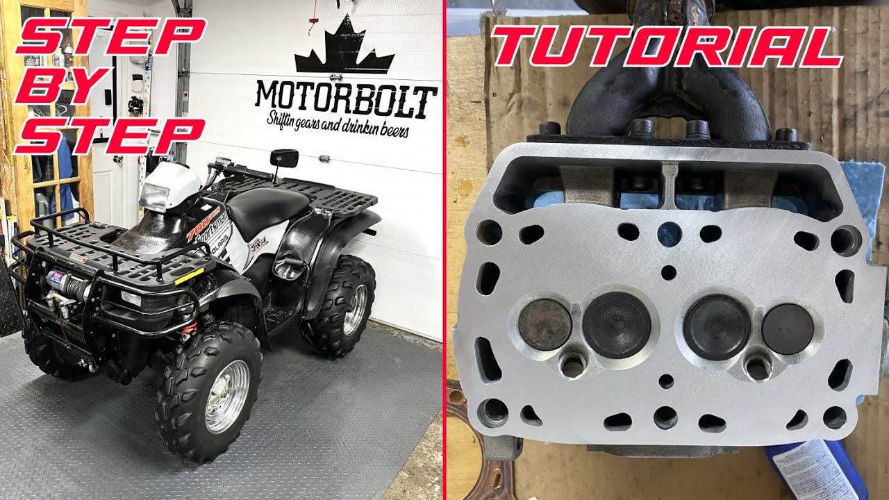 Polaris 700/800 top end rebuild or head gasket replacement - Step by step guide & diagnostic