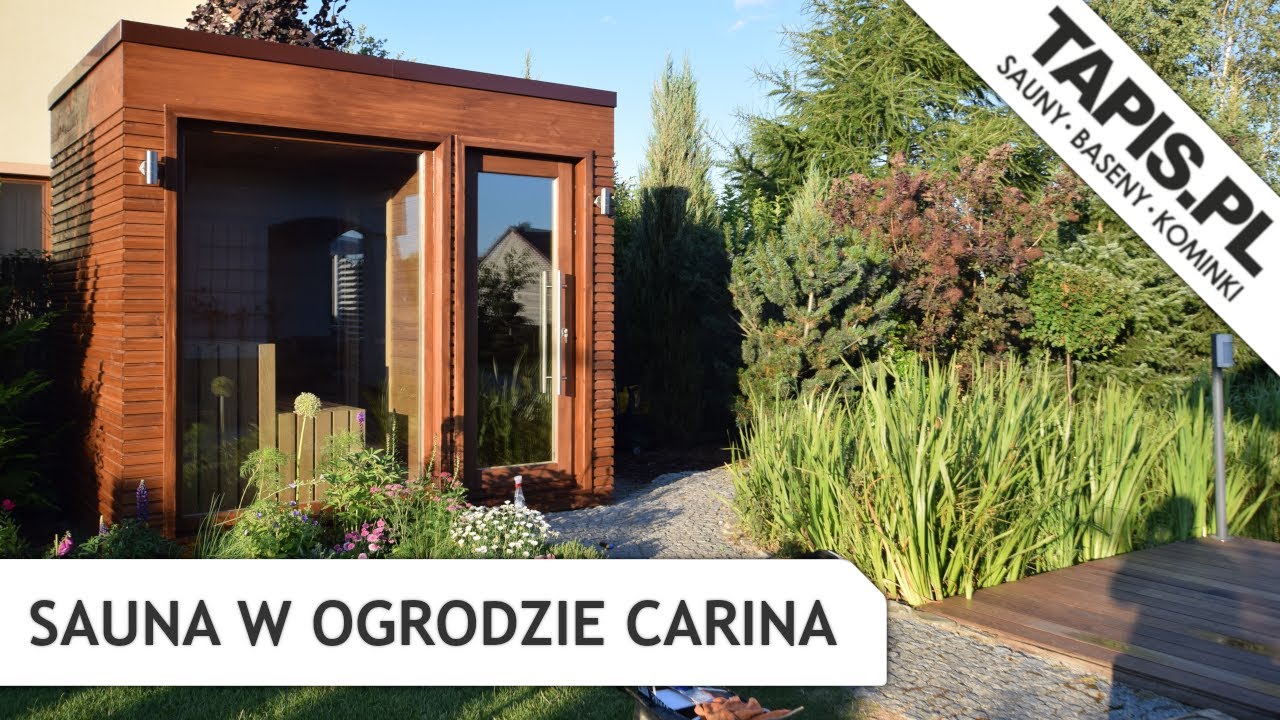 TAPIS.PL - OGRODOWY DOMEK SAUNOWY CARINA REALIZACJA WARSZAWA - SAUNY - SAUNA OGRODOWA - BANIA