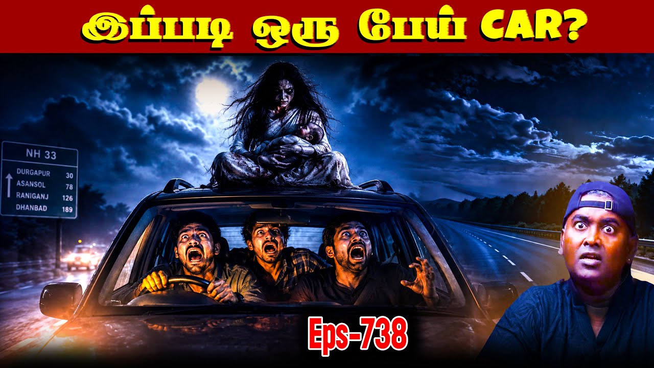 Horror Story In Tamil | நள்ளிரவில் காரின் மேல் அமர்ந்திருந்த பேய்&hellip; உயிருடன் தப்பினார்களா? 