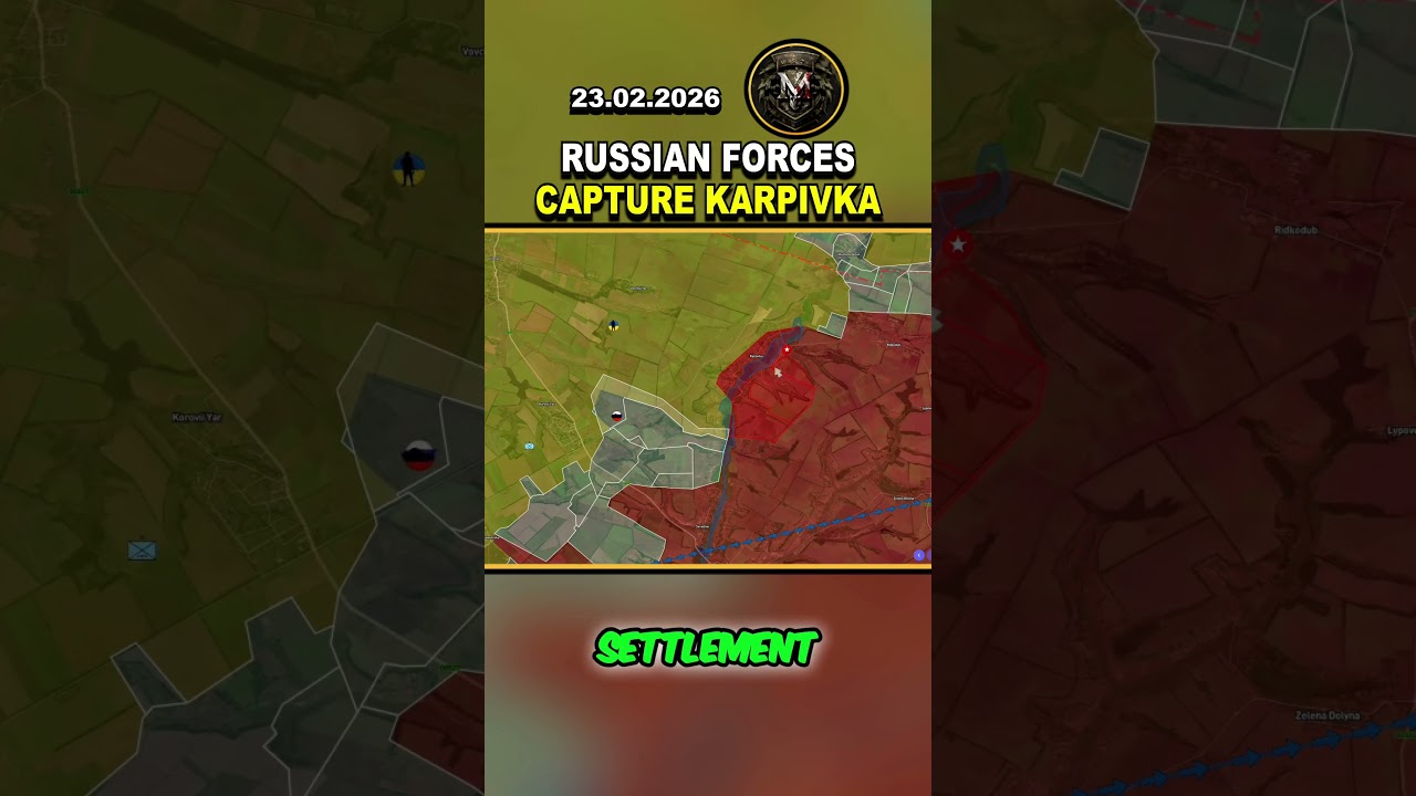 ⚠️ RUSSIA CLAIMS MAJOR GAINS: RUSSIAN FORCES CAPTURE KARPIVKA #russia #ukraine #viral