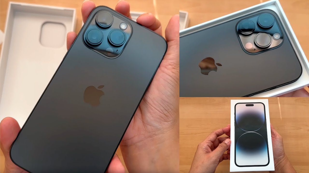 iPhone 14 pro max unboxing (space black) 🖤