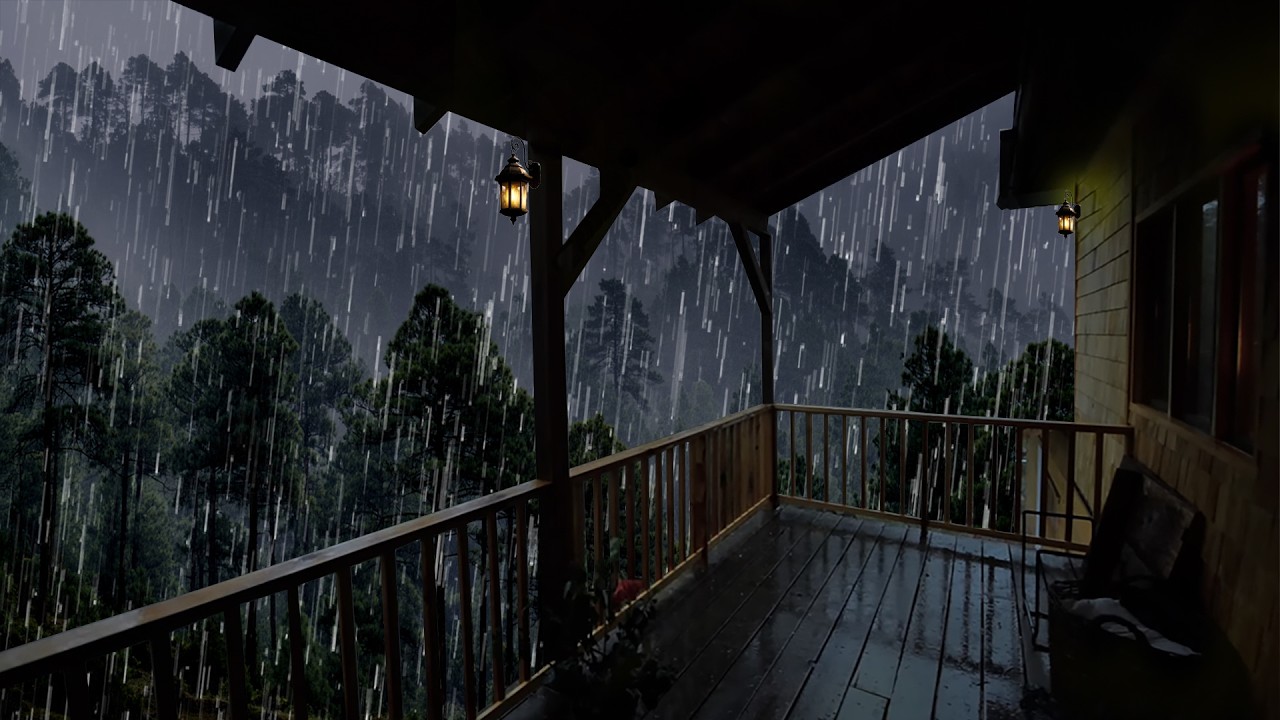 Lluvia Relajante Para Dormir - Sonido de Lluvia y Truenos - Rain Sound for Sleeping lluiva 228