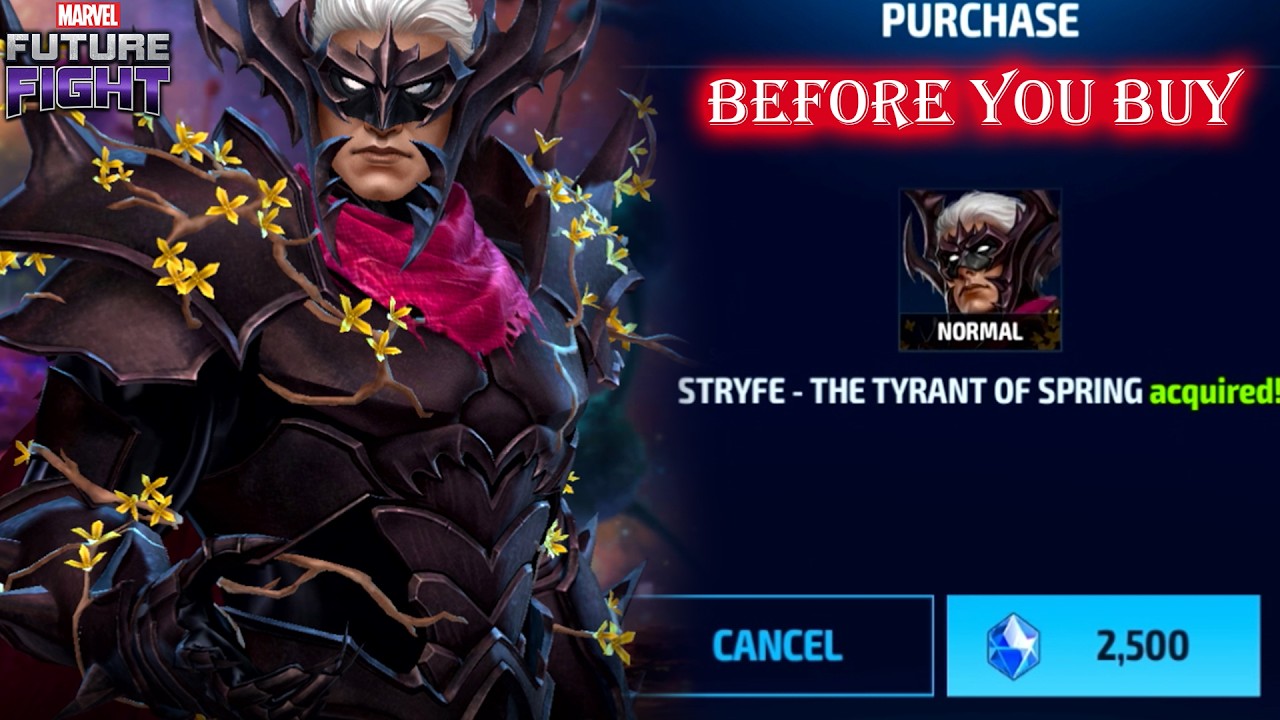 ПЕРЕД ПОКУПКОЙ TYRANT of Spring STRYFE | Marvel Future Fight