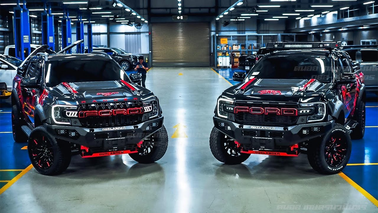 Full Steel Body Kit! Ford Ranger Sport 4WD 20 inch Rims Off-Road Style Modification Aggressive Look