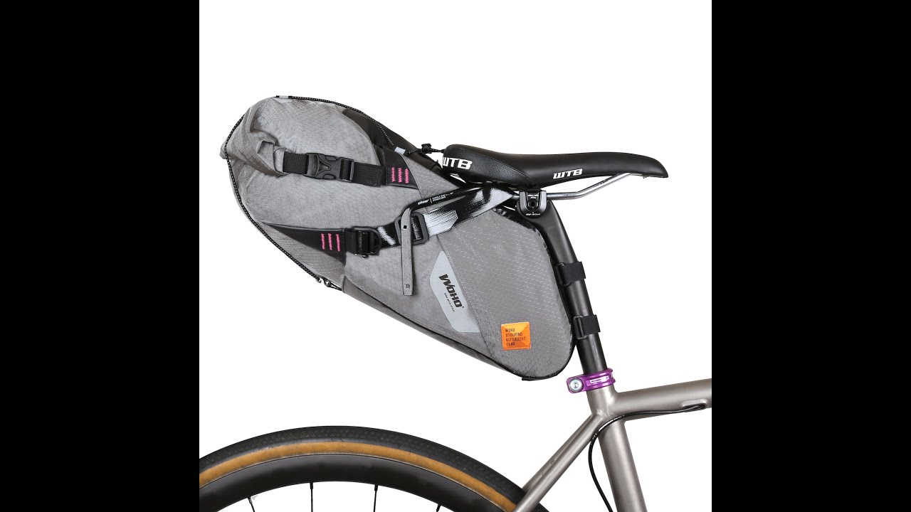 WOHO Xtouring Saddle Bag Installation | 沃荷單車 | 防水座墊包(蟲蛹包）搭配穩定架安裝說明