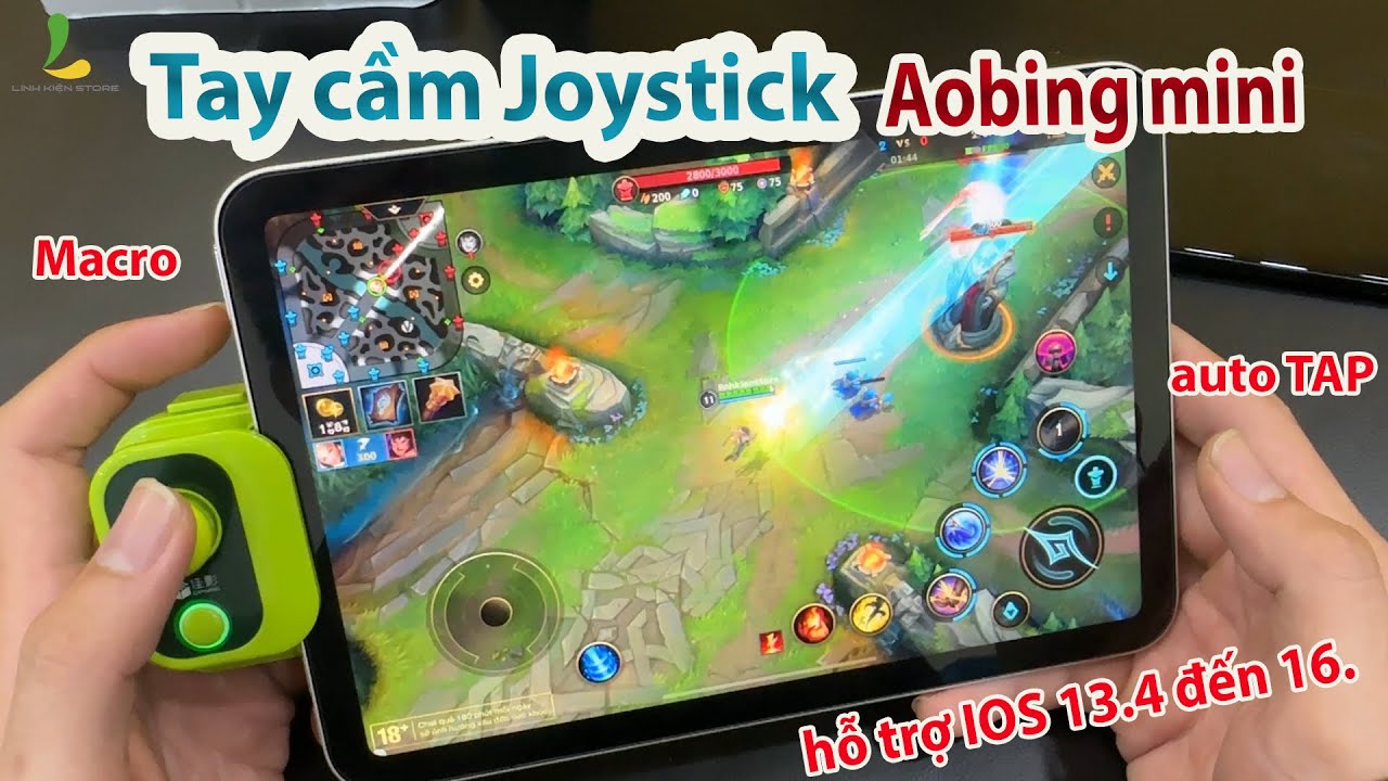 [IOS] Hướng dẫn cài đặt tay cầm chơi game Aobing mini cho dòng máy IPHONE IPAD ios 13.4 đến 16.