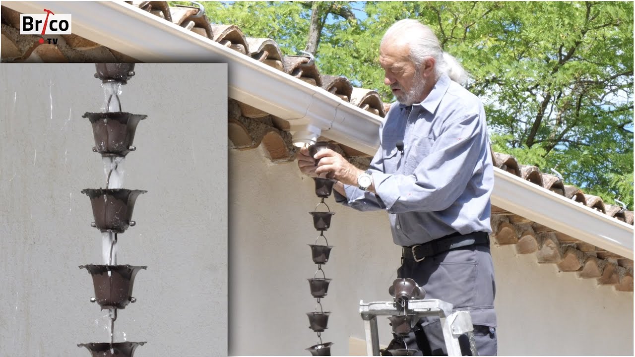 Installer une cha&icirc;ne de pluie - Tuto bricolage avec Robert