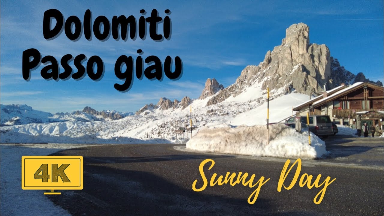 Scienic drive from Colfosco to Passo Giau via Badia, Passo Valparola & Passo Falzarego.