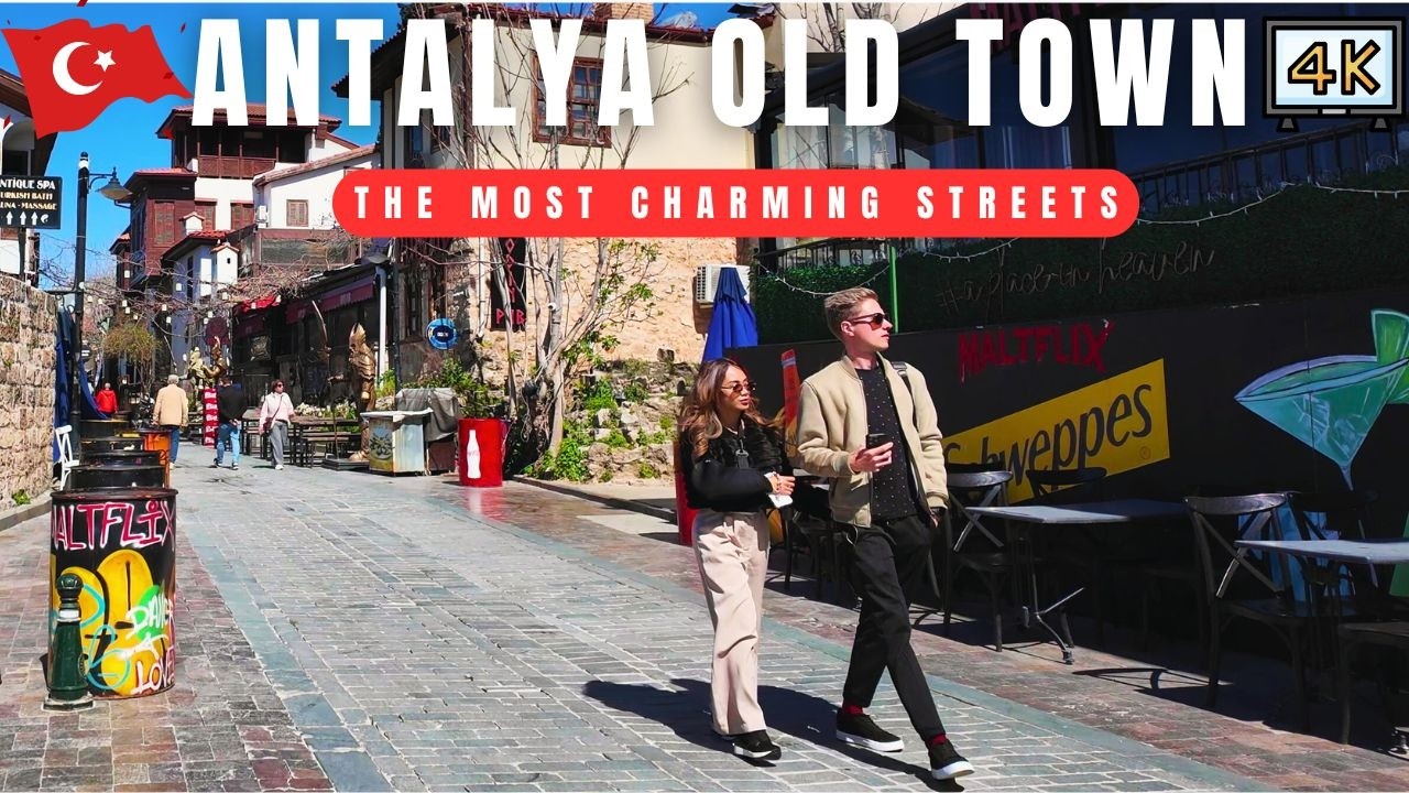 🇹🇷 Antalya's Most Charming Streets - Old Town Walking Tour 4K