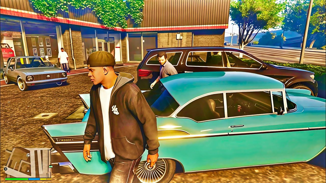 GTA V Real- Franklin Hang Out With Michael For a Big Mission Togather but Everything Gone Wrong 