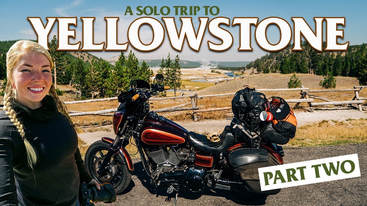 My First Trip to Yellowstone! Solo Motorcycle Camping, Rides, Eats, and Attractions (Part Two!)