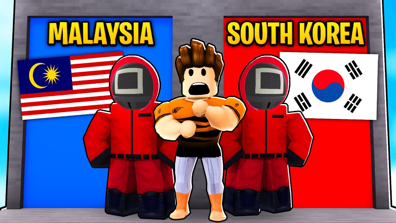 Kena Pilih Negara Untuk Hidup.. Salah Pilih Askar Squid Game Akan Tembak!! 🔥🔥🔥 (Roblox Malaysia)