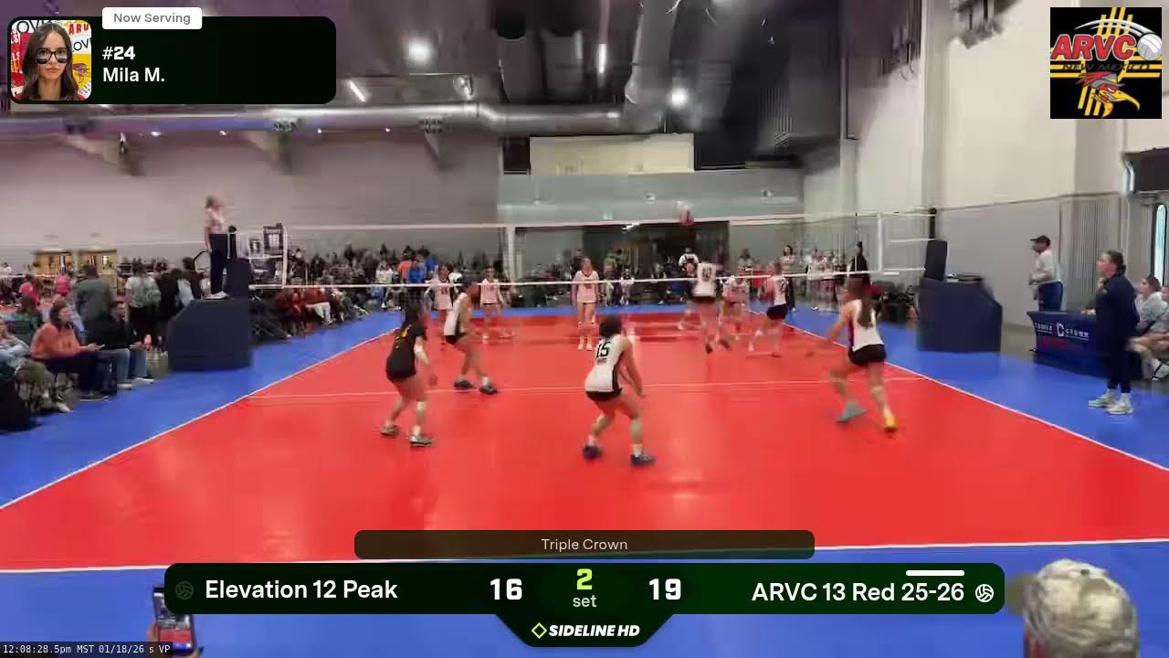 ARVC 13 Red 25-26 vs. Elevation 12 Peak (2026.01.18)