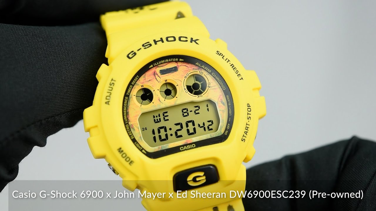 Casio G-Shock 6900 x John Mayer x Ed Sheeran DW6900ESC239 (Pre-owned)