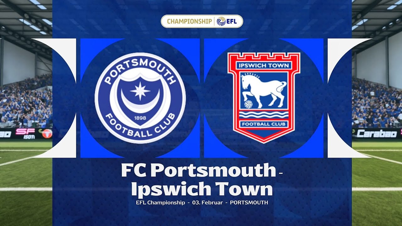 EA Sports FC 26 | Portsmouth vs Ipswich - Sky Bet Championship | Gameplay PS5