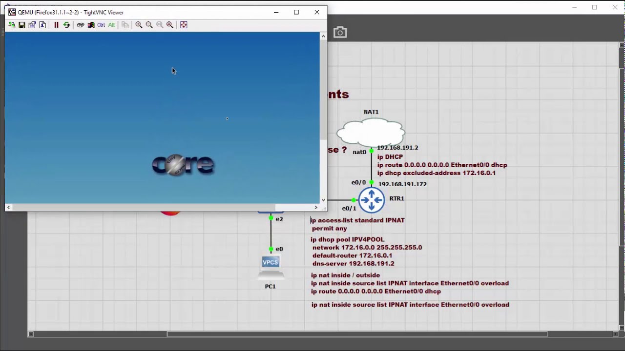 GNS3 NAT Cloud connect to the internet