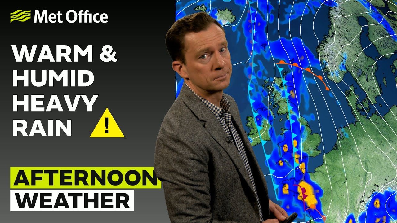 16/10/24 – Southerly winds – Afternoon Weather Forecast UK –Met Office Weather
