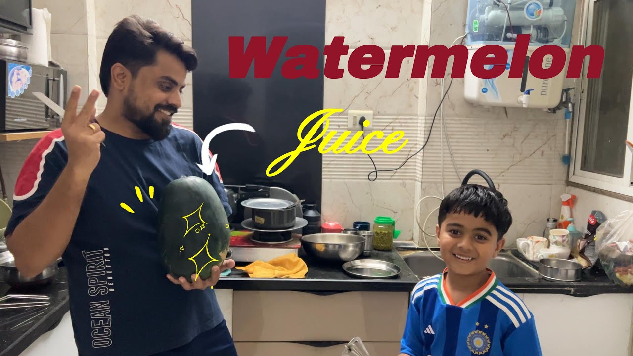 Watermelon Juice Ghar Pe Banaya 🍉🍉🍉