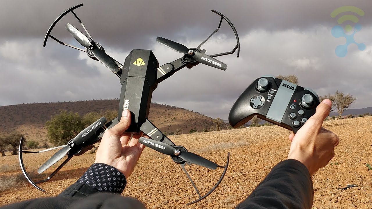 VISUO XS809HW Wifi FPV 2.0MP Selfie Drone RC Quadcopter : Unboxing & Review