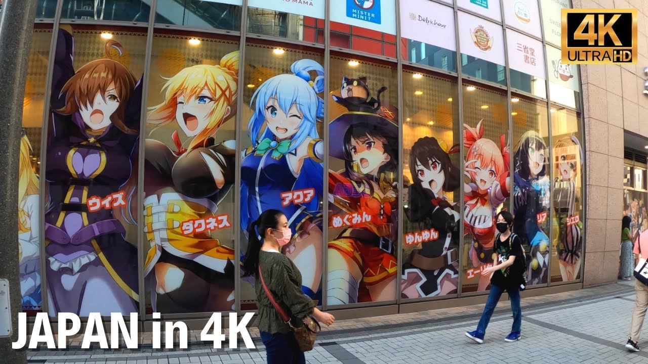 Tokyo's Anime Otaku's Heaven. Акихабара | Прогулка по Японии, 2021 ［4K］
