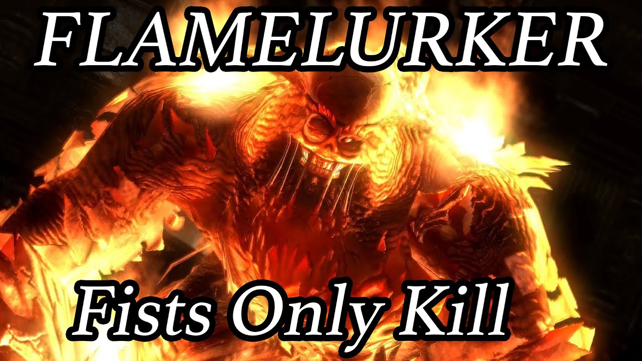 Demon's Souls: Σκοτώνοντας τον Flamelurker με Μπουνιές (Fists Only Kill)