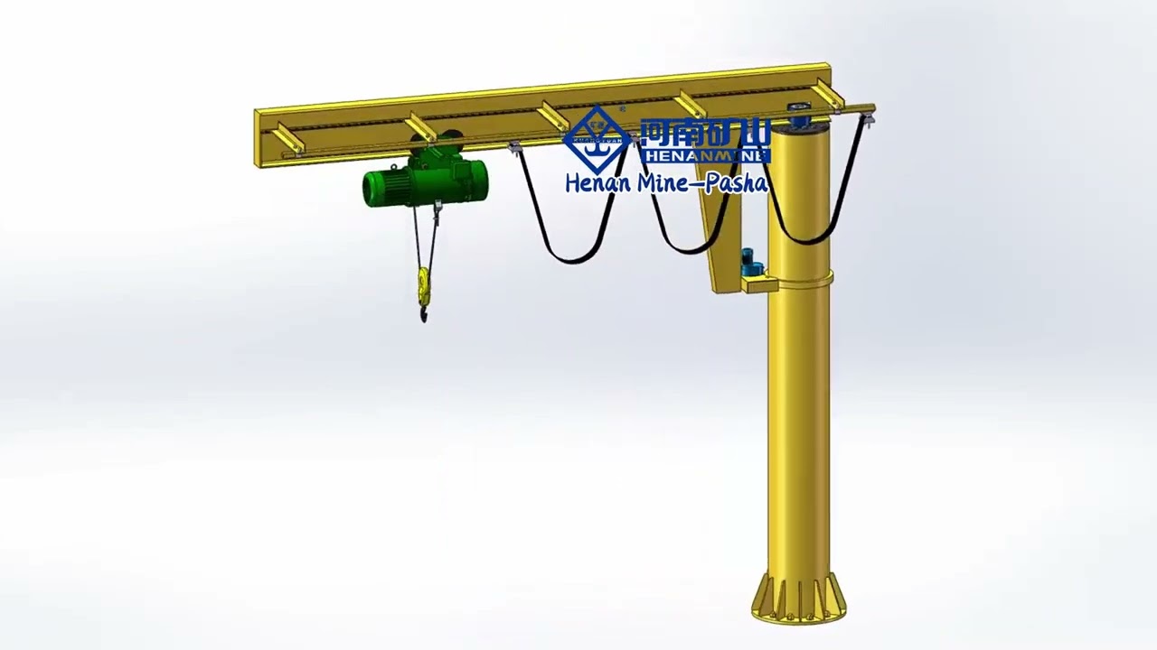 Jib crane #hoist #madeinchina #manufacturing #crane #jibcrane #gantrycrane #cranelife