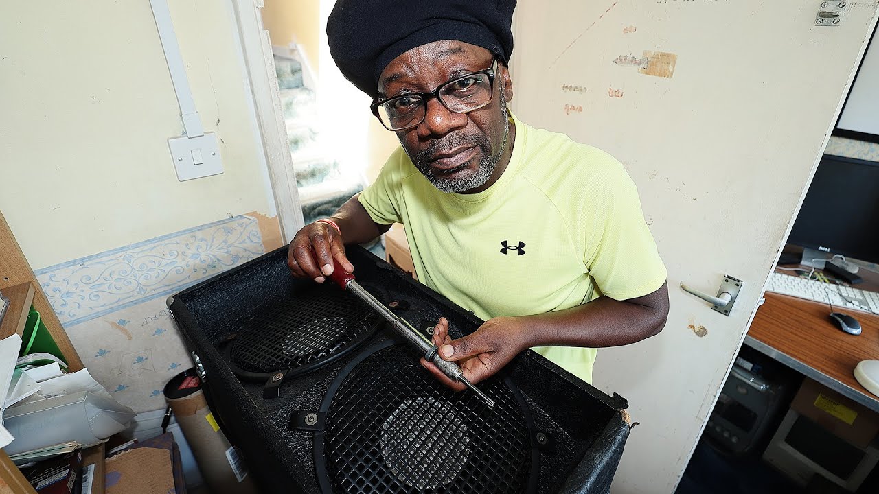 12 inch Vintage speaker driver repair test: Stalag 17